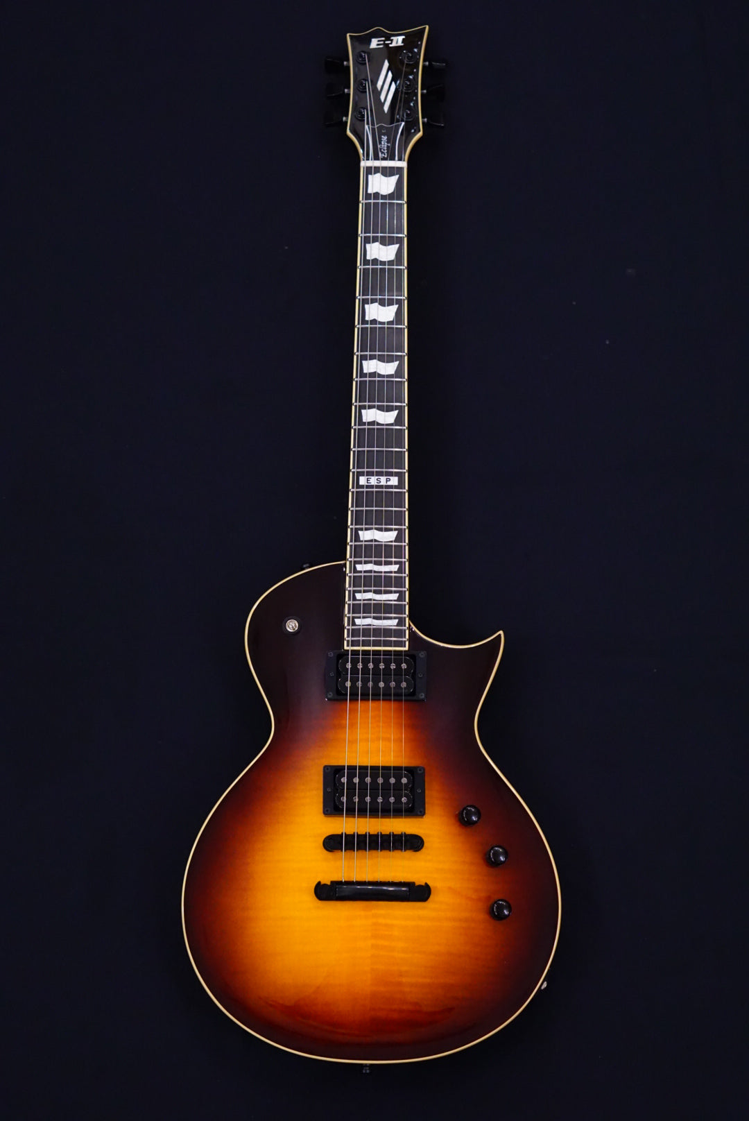 ESP E-II ECLIPSE FULL THICKNESS TOBACCO SUNBURST ES6325223 - HIENDGUITAR E-II GUITAR