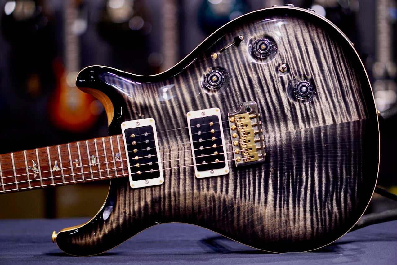 PRS Custom 24 Piezo Wood Library Custom Color Stain Flame Neck 256582