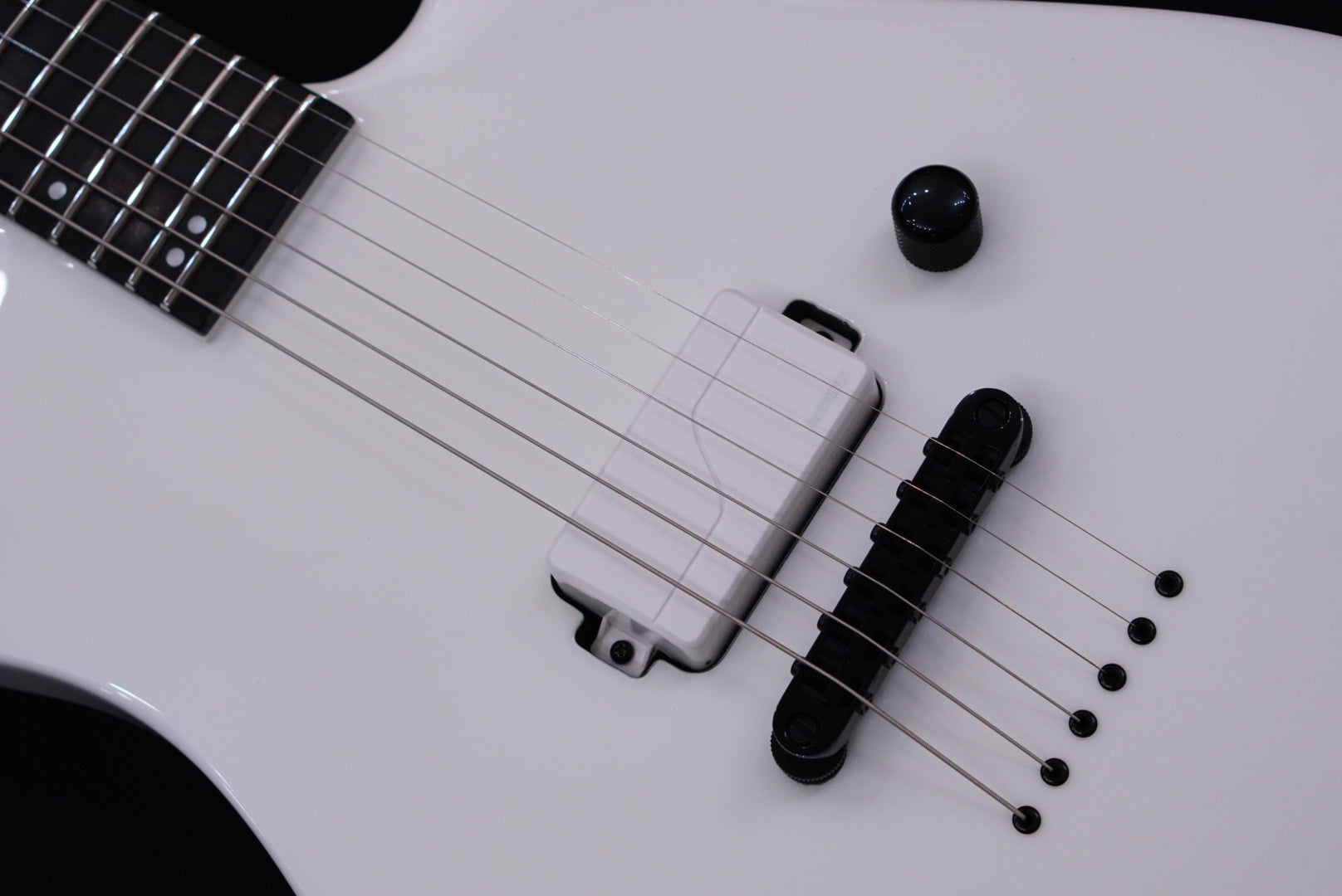 ESP E-II M-I THRU NT SNOW WHITE ES3434223 - HIENDGUITAR E-II GUITAR