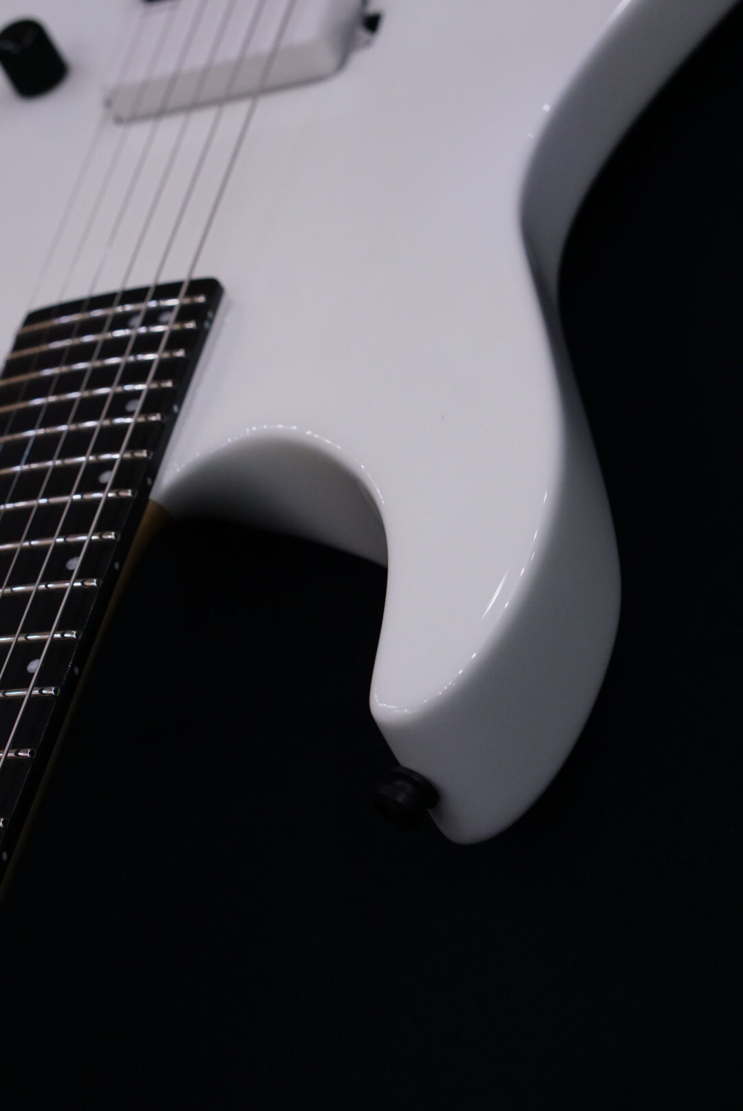 ESP E-II M-I THRU NT SNOW WHITE ES3434223 - HIENDGUITAR E-II GUITAR