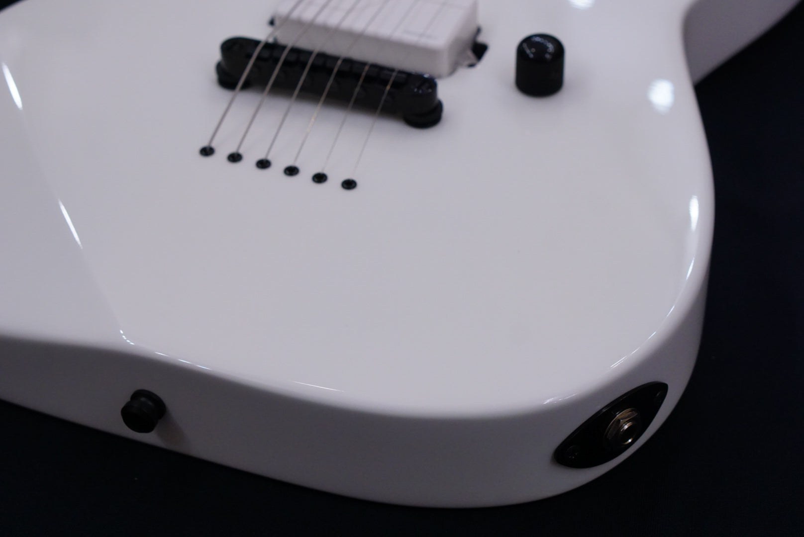 ESP E-II M-I THRU NT SNOW WHITE ES3434223 - HIENDGUITAR E-II GUITAR