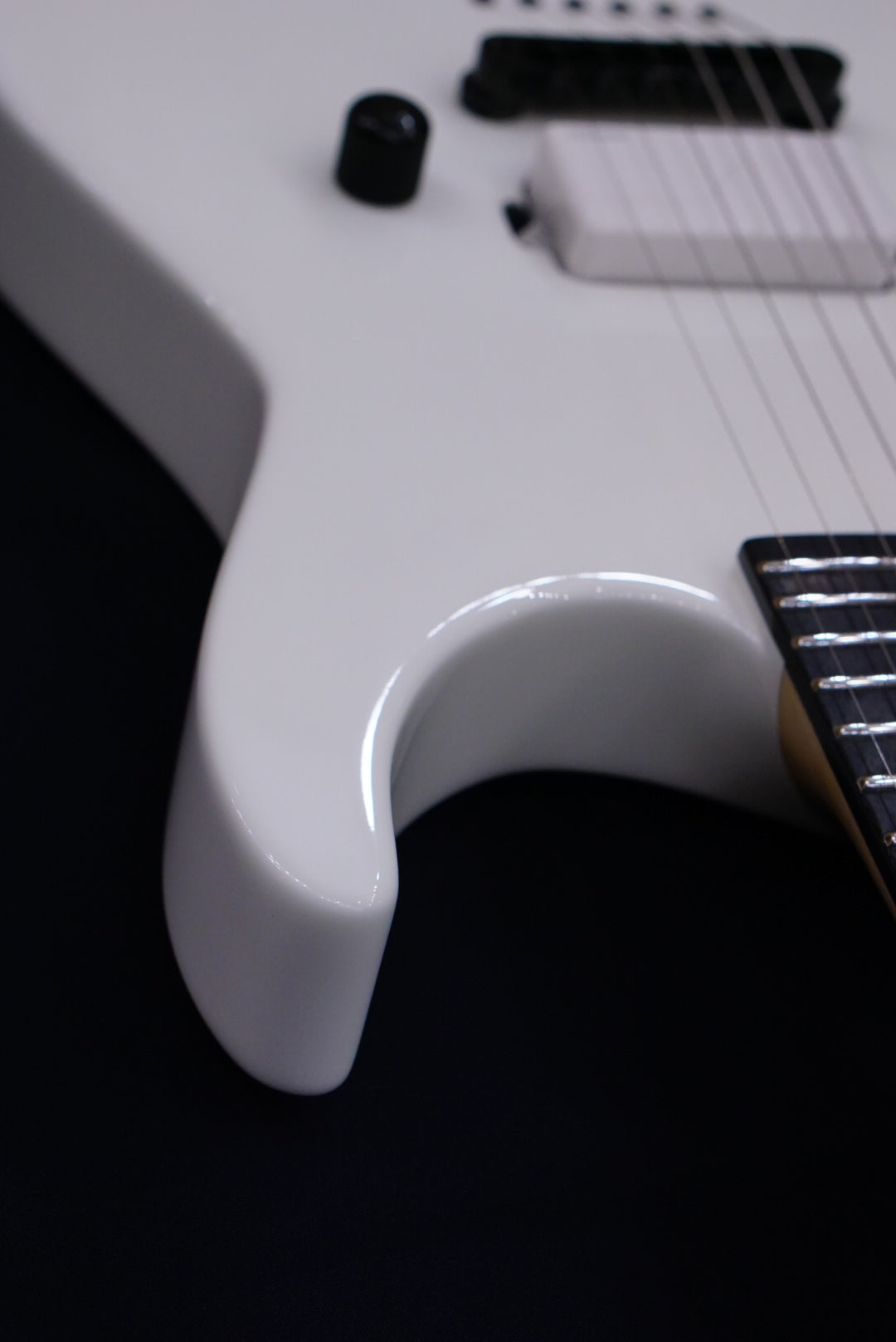 ESP E-II M-I THRU NT SNOW WHITE ES3434223 - HIENDGUITAR E-II GUITAR