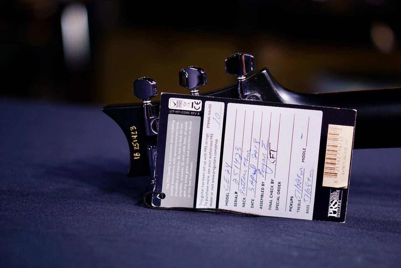 PRS CE 24 Charcoal Blue Burst Special Run 251423