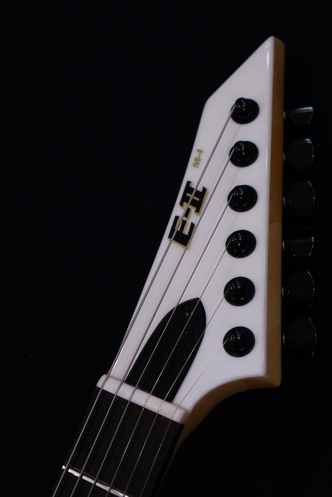 ESP E-II M-I THRU NT SNOW WHITE ES3434223 - HIENDGUITAR E-II GUITAR