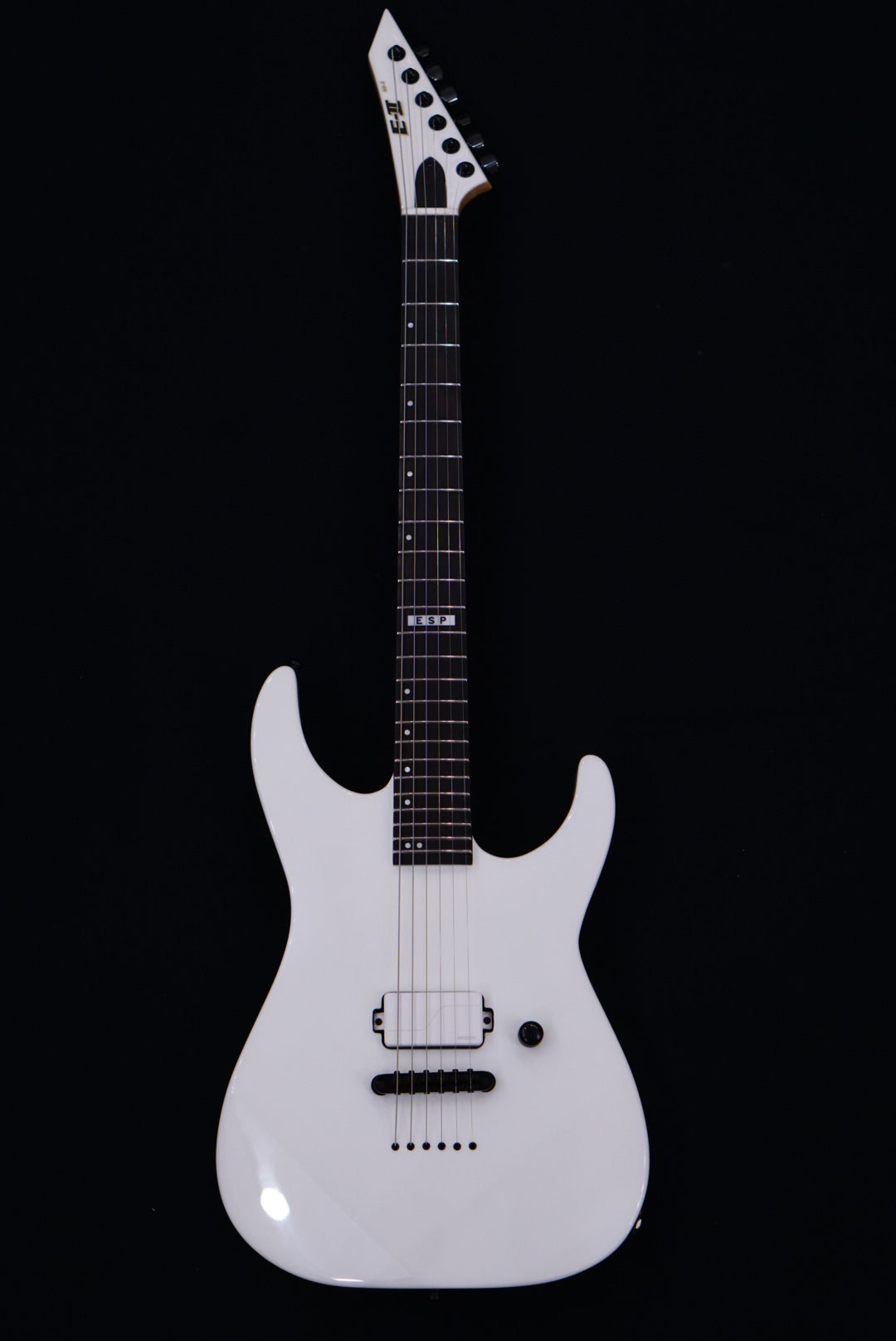 ESP E-II M-I THRU NT SNOW WHITE ES3434223 - HIENDGUITAR E-II GUITAR