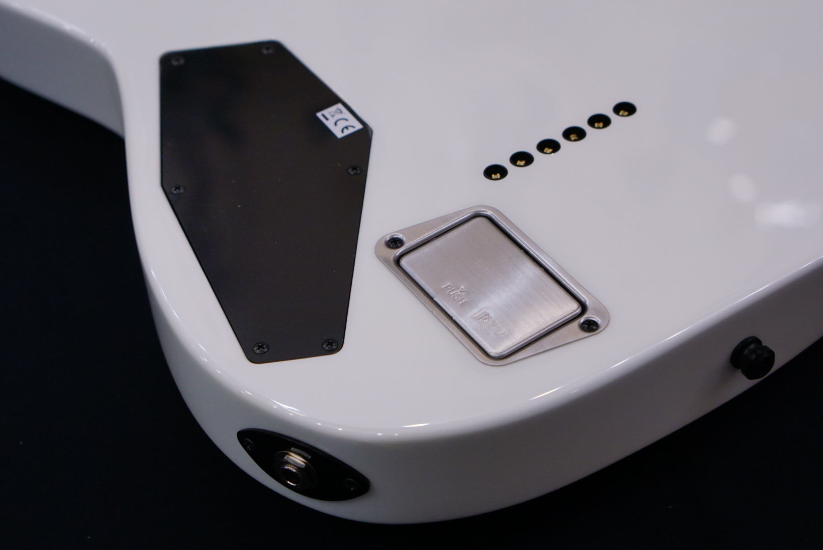 ESP E-II M-I THRU NT SNOW WHITE ES3434223 - HIENDGUITAR E-II GUITAR