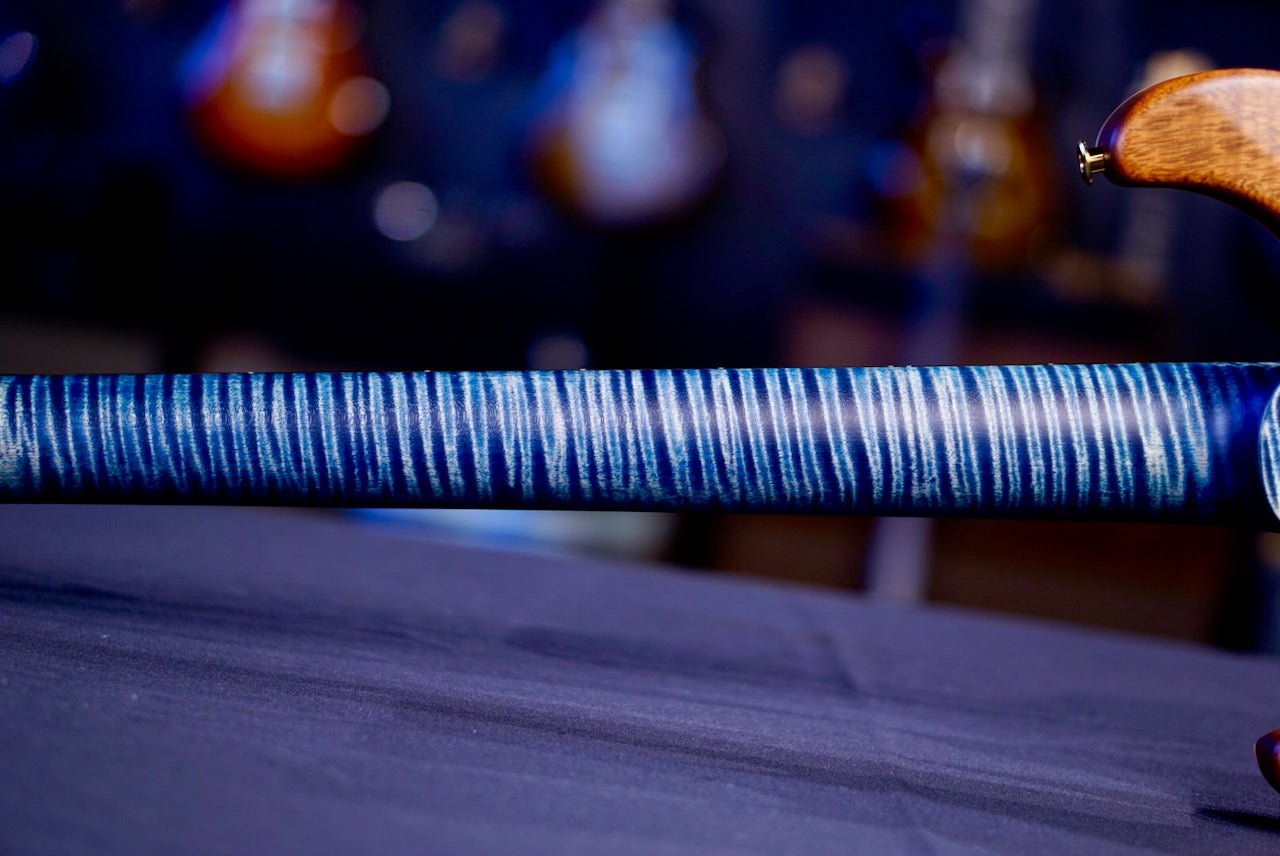 PRS Custom 24 Wood Library Faded Whale Blue Satin Stain Neck 0410573