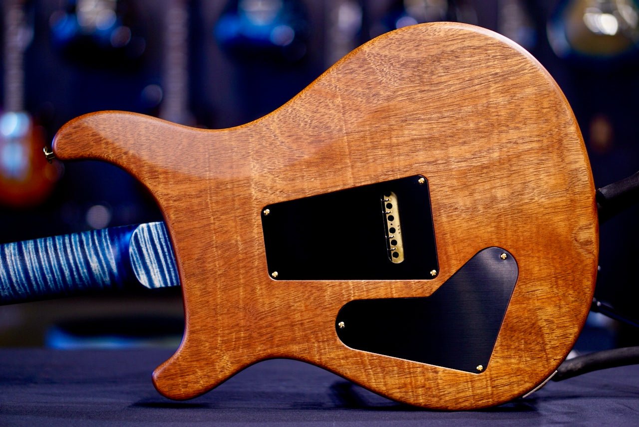PRS Custom 24 Wood Library Faded Whale Blue Satin Stain Neck 0410573
