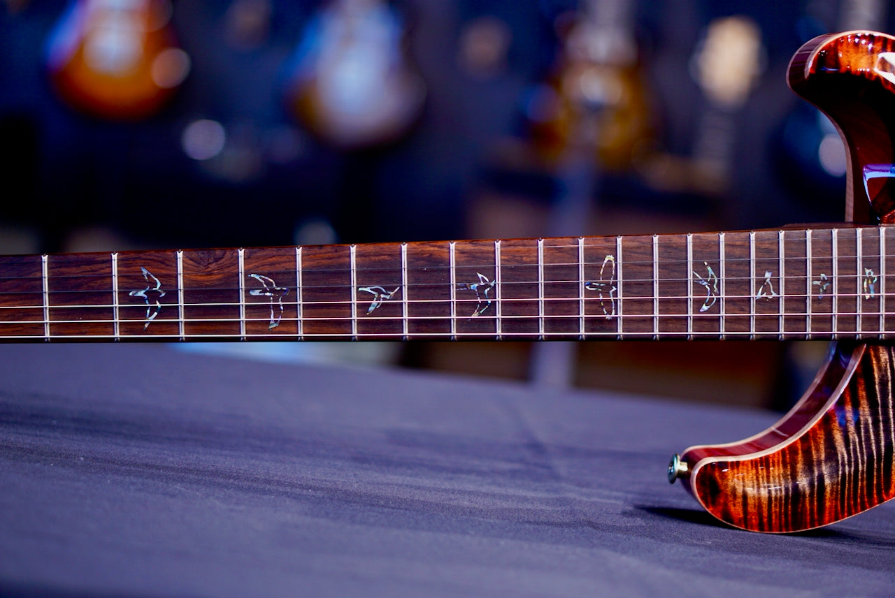 PRS Hollowbody II Piezo Wood Library Charcoal Cherry Burst Rosewood Neck 0411082