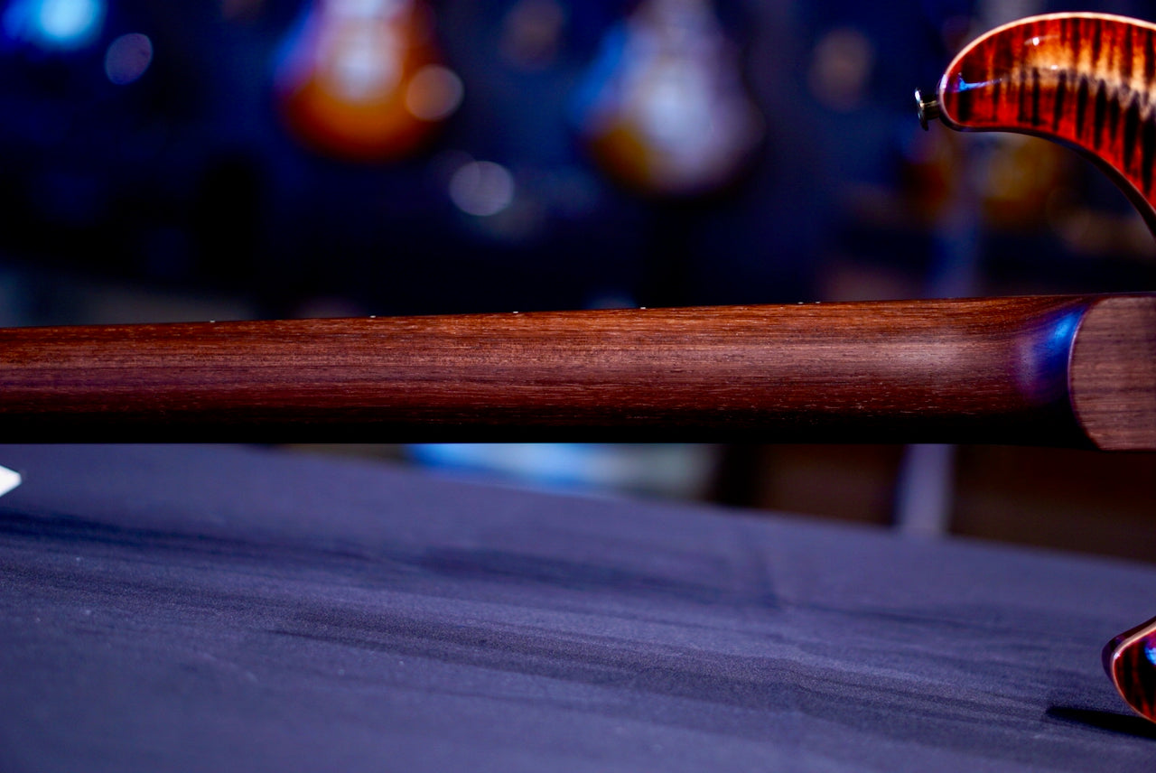 PRS Hollowbody II Piezo Wood Library Charcoal Cherry Burst Rosewood Neck 0411082