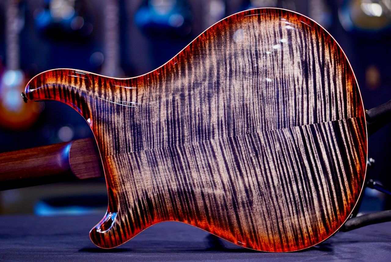 PRS Hollowbody II Piezo Wood Library Charcoal Cherry Burst Rosewood Neck 0411082