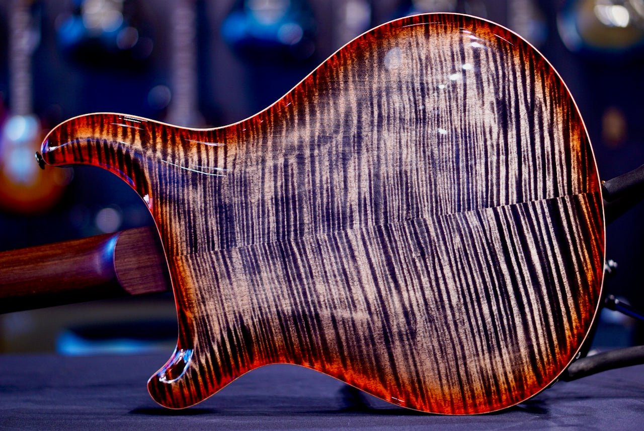 PRS Hollowbody II Piezo Wood Library Charcoal Cherry Burst Rosewood Neck 0411082