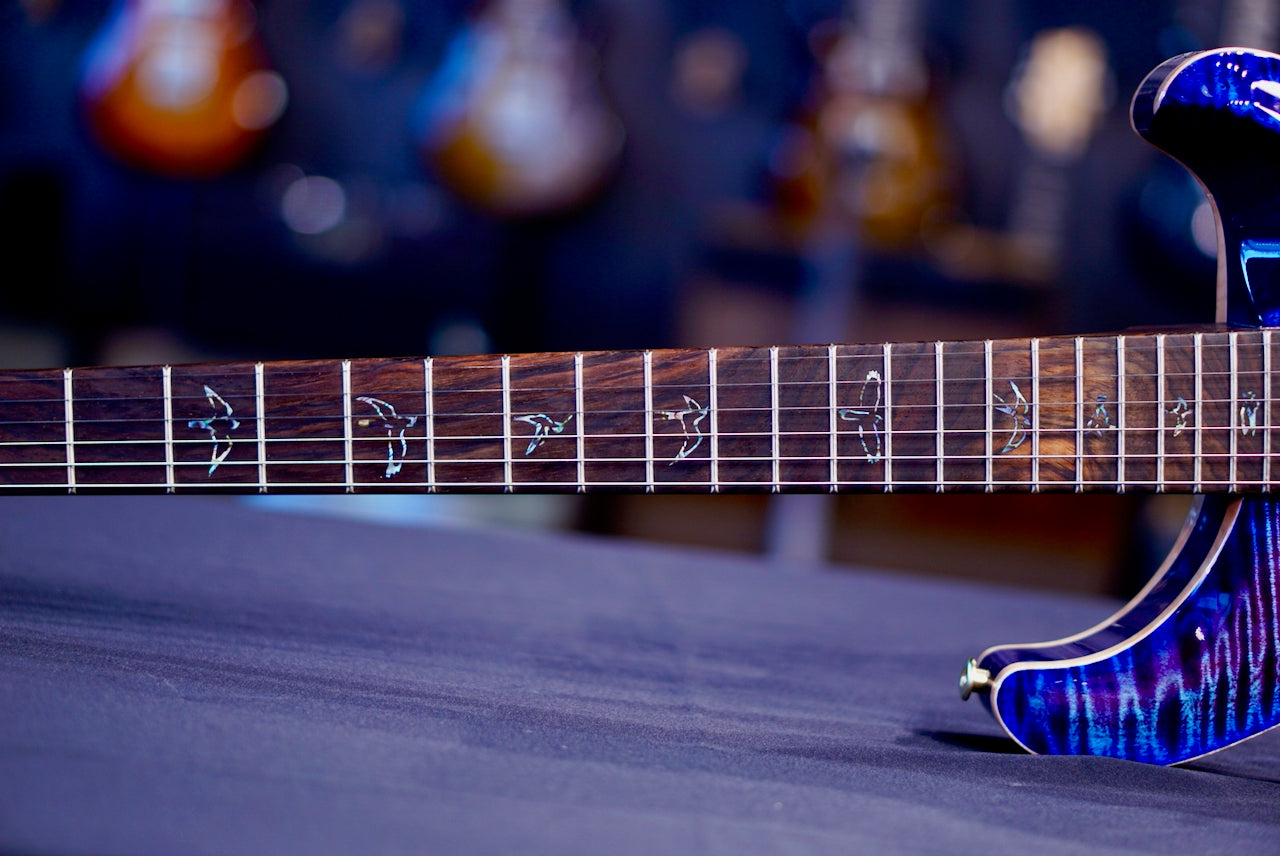 PRS Hollowbody II Piezo Wood Library Violet Blue Burst Rosewood Neck 0411084