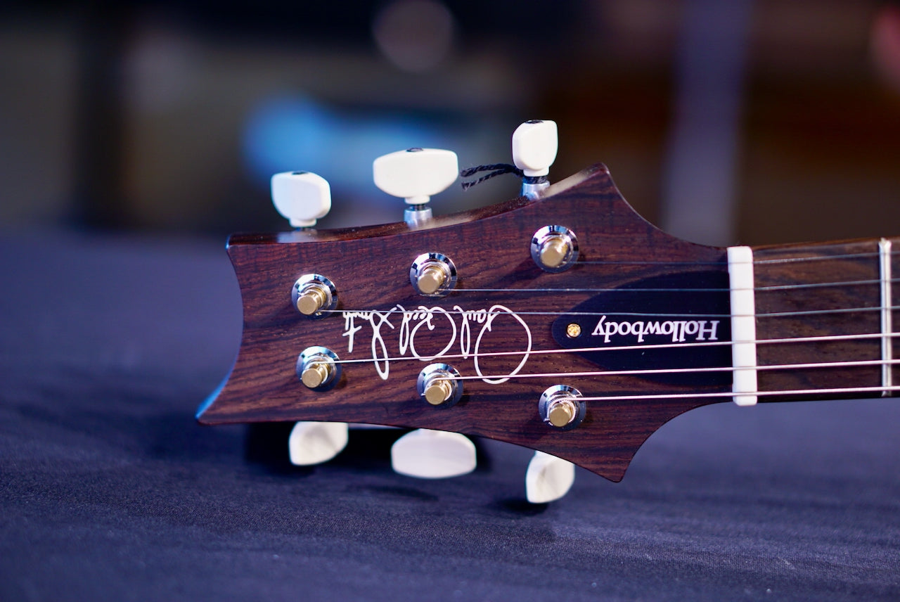 PRS Hollowbody II Piezo Wood Library Violet Blue Burst Rosewood Neck 0411084