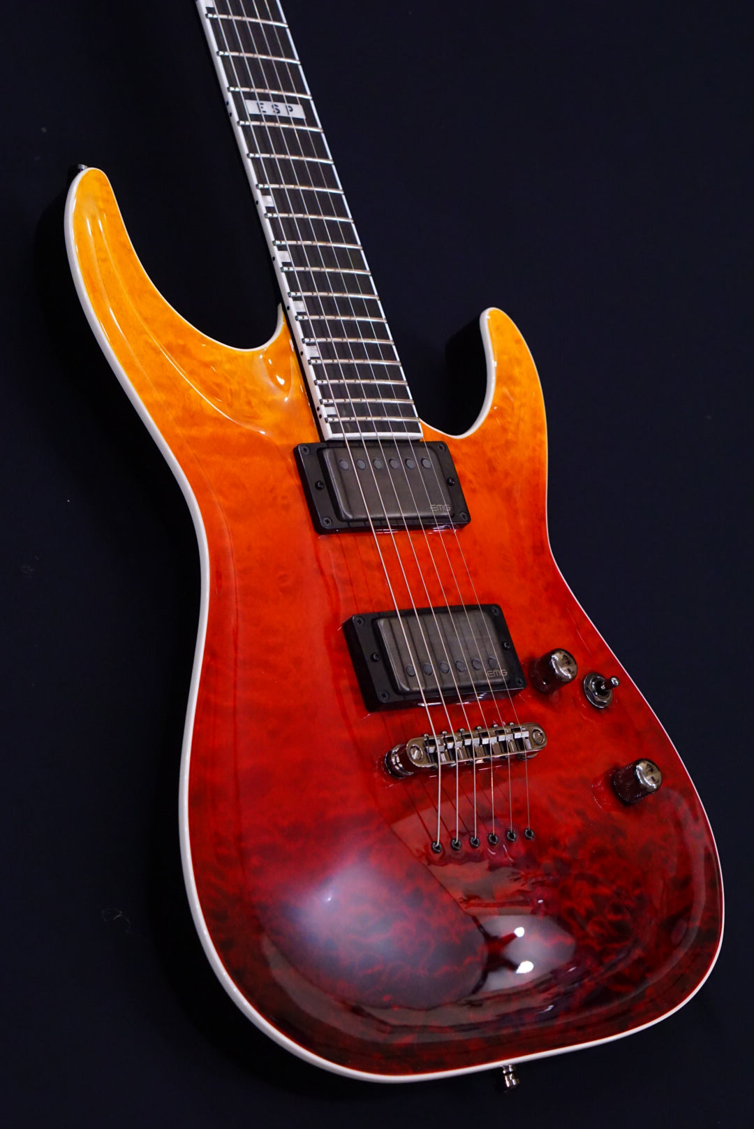 ESP E-II HORIZON NT-II TIGER EYE AMBER FADE ES5873223 - HIENDGUITAR E-II GUITAR