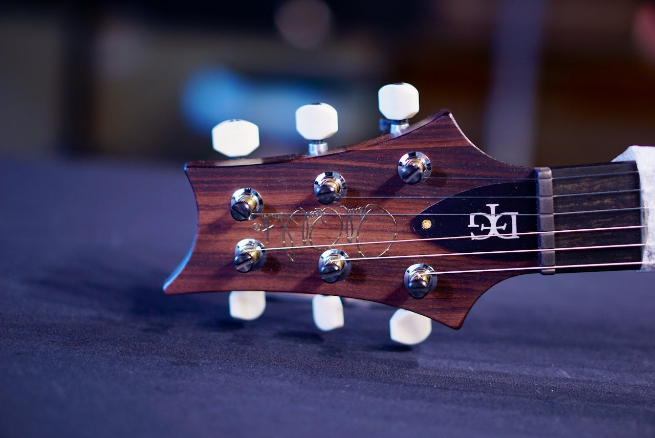 PRS DGT Wood Library Violet Blue Burst rosewood neck 0413095