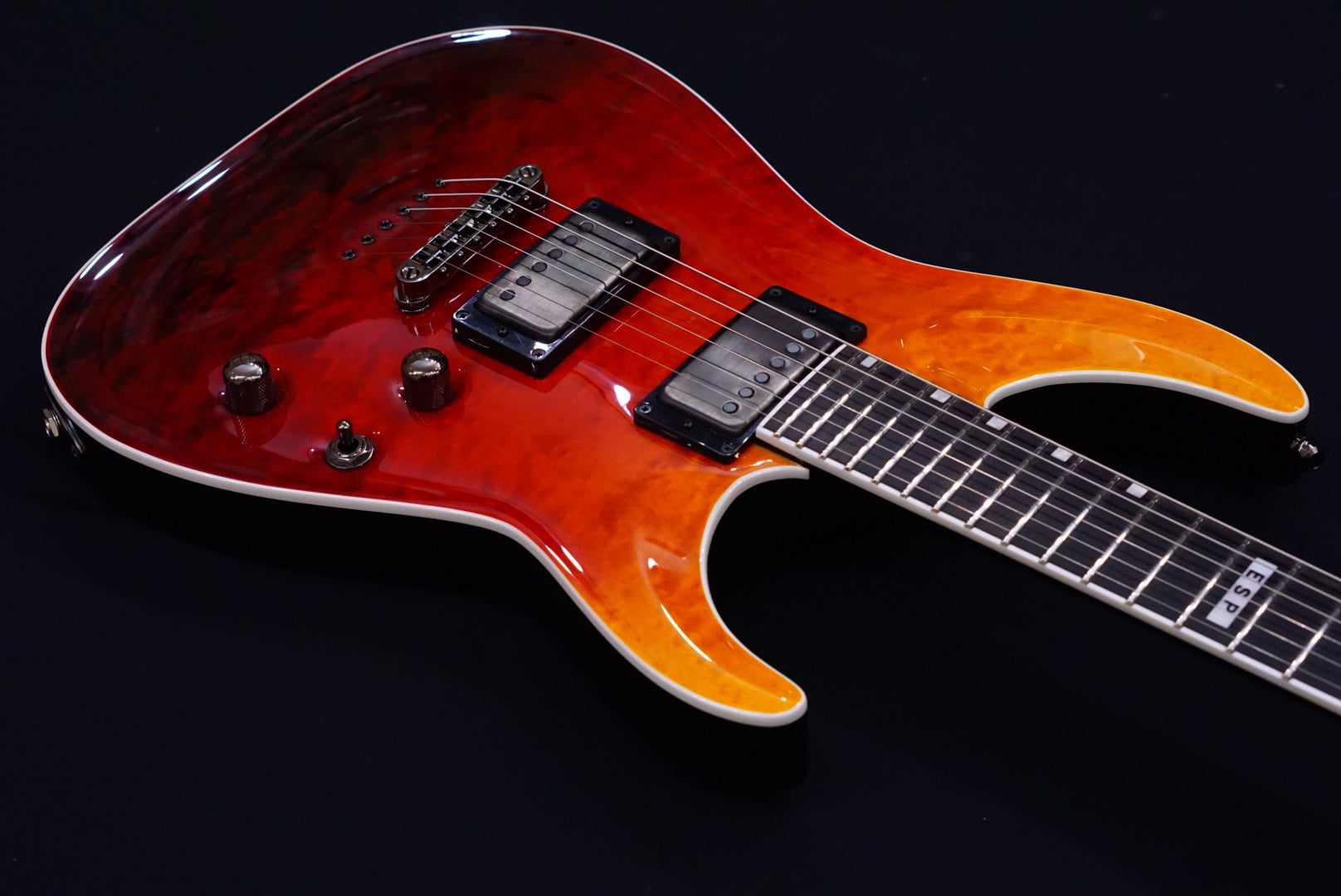 ESP E-II HORIZON NT-II TIGER EYE AMBER FADE ES5873223 - HIENDGUITAR E-II GUITAR