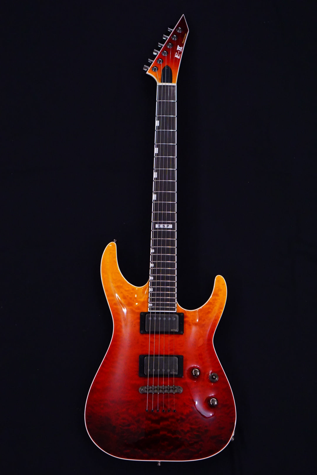 ESP E-II HORIZON NT-II TIGER EYE AMBER FADE ES5873223 - HIENDGUITAR E-II GUITAR