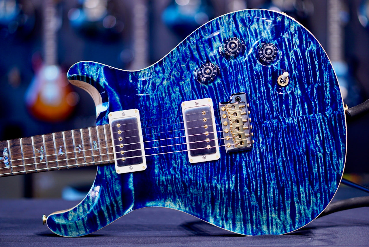 PRS DGT Wood Library River Blue Flame Neck 0412028