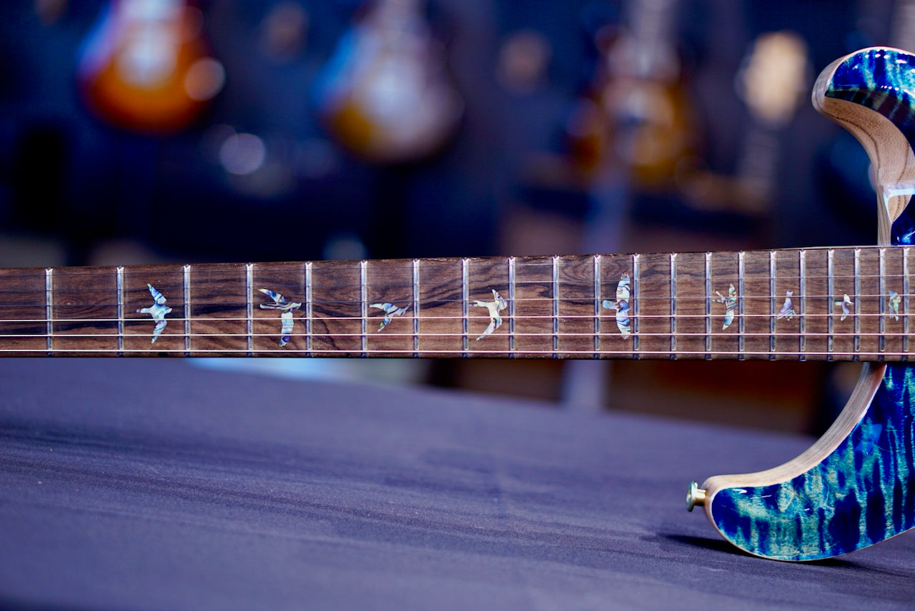 PRS DGT Wood Library River Blue Flame Neck 0412028