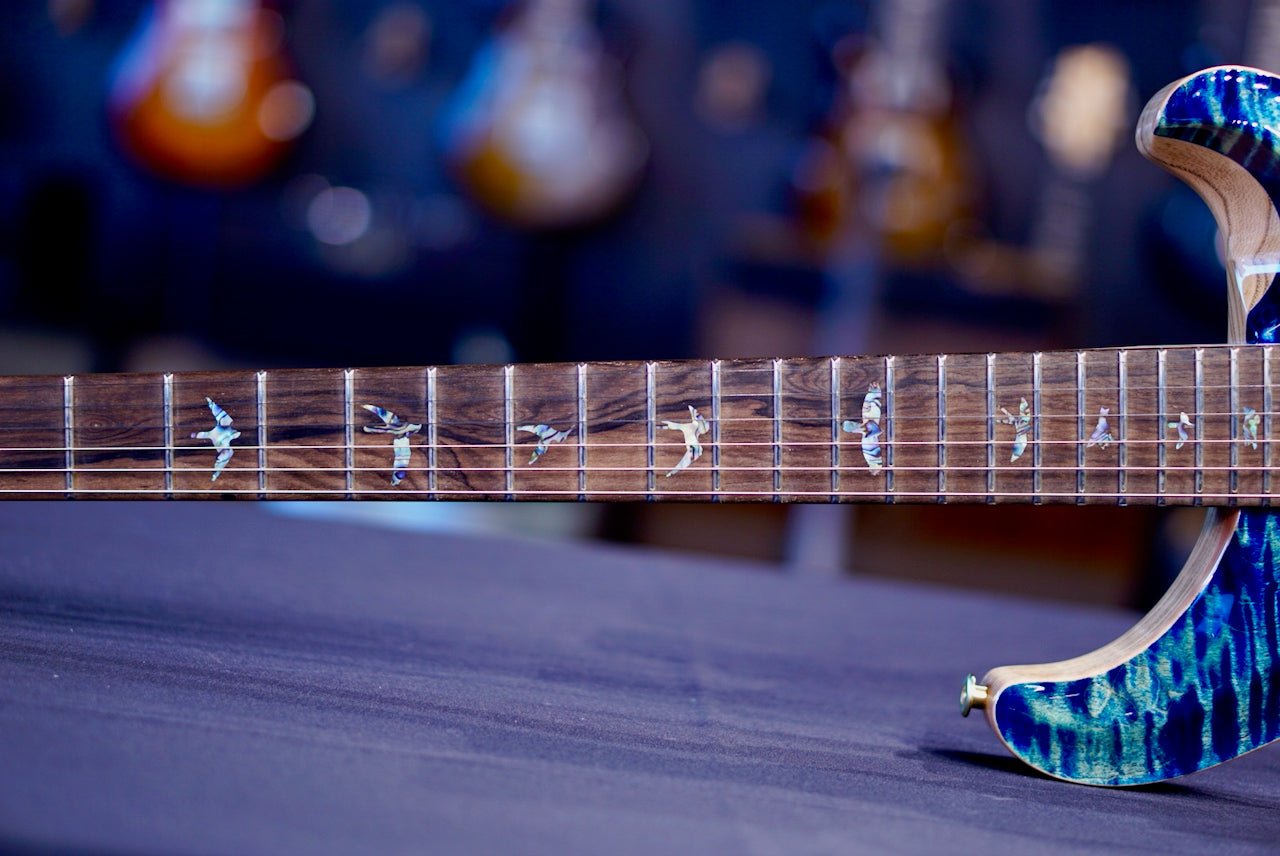 PRS DGT Wood Library River Blue Flame Neck 0412028