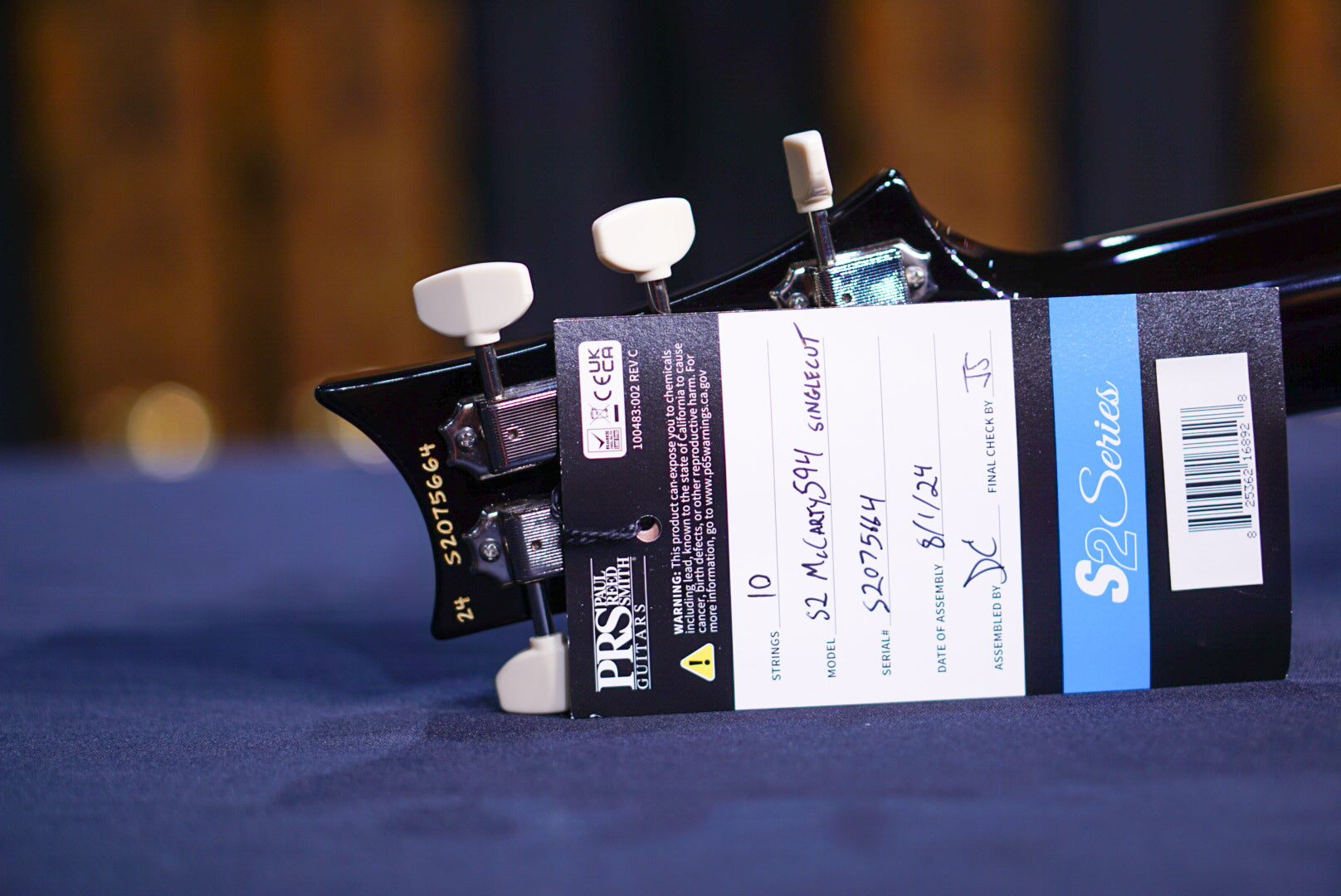 PRS S2 Mccarty 594 singlecut black amber S2075664 NEW SPEC 2024! (Copy)