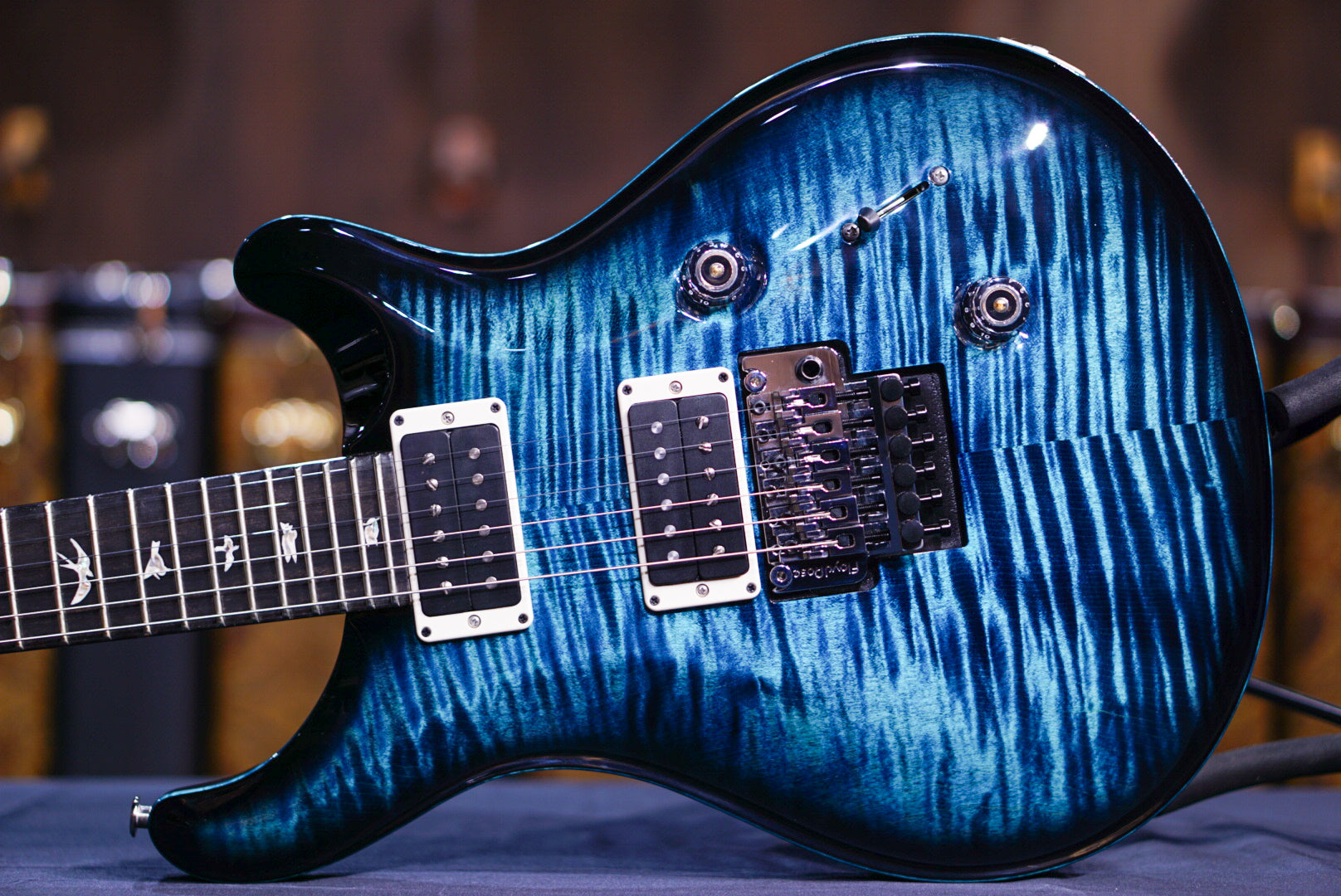 PRS Custom 24 Floyd Cobalt Smokeburst 0388939