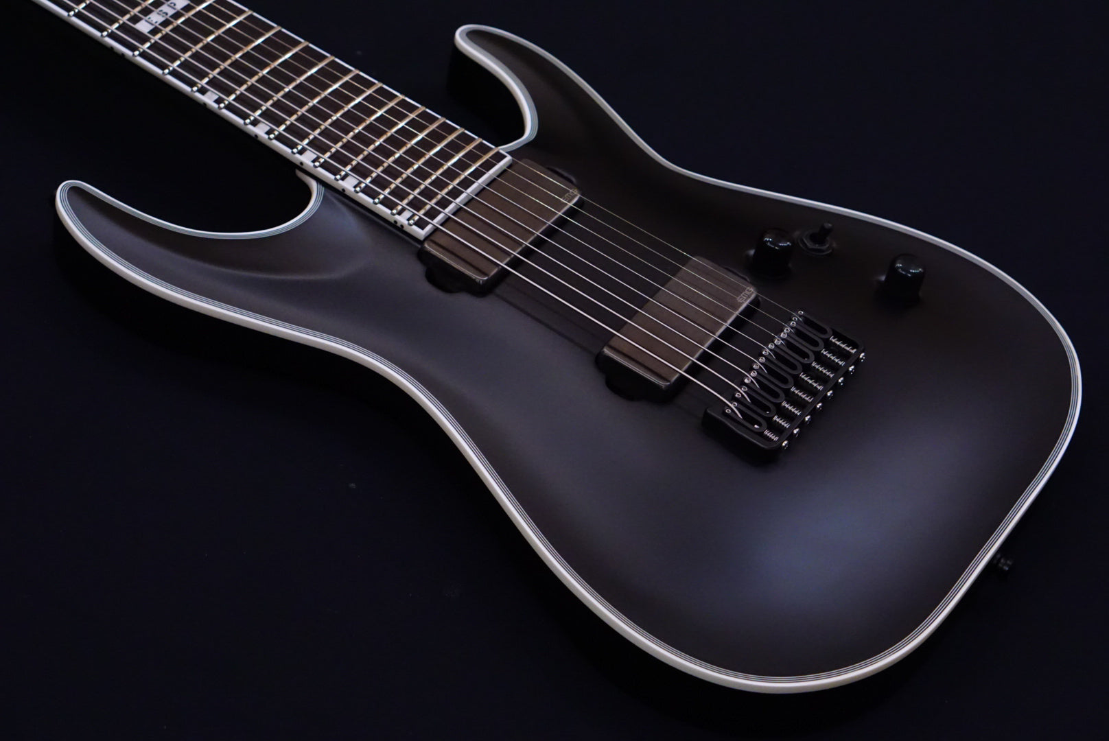 ESP E-II HRF NT-8 BARITONE black satin ES7914223 - HIENDGUITAR ESP GUITAR
