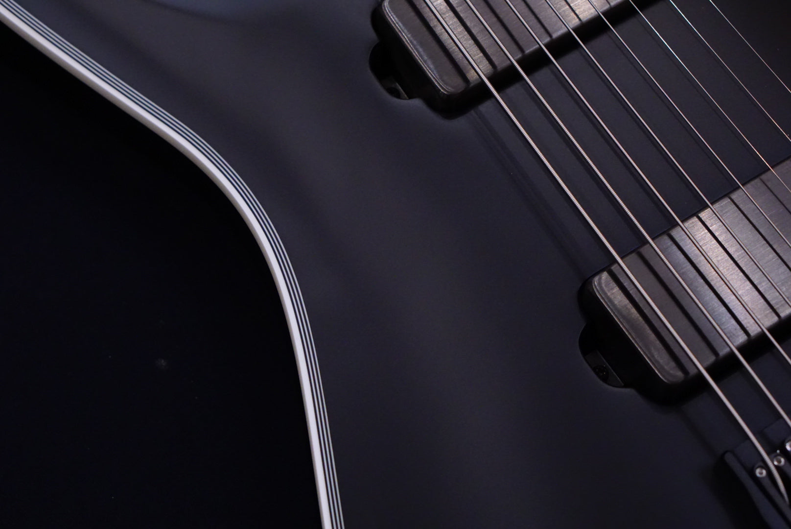 ESP E-II HRF NT-8 BARITONE black satin ES7914223 - HIENDGUITAR ESP GUITAR