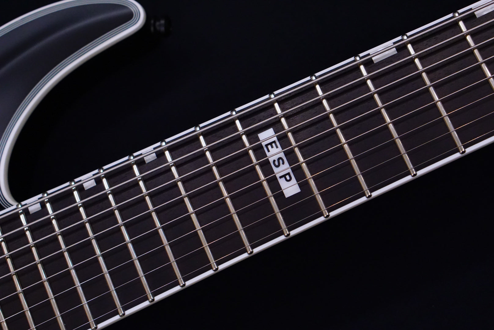 ESP E-II HRF NT-8 BARITONE black satin ES7914223 - HIENDGUITAR ESP GUITAR