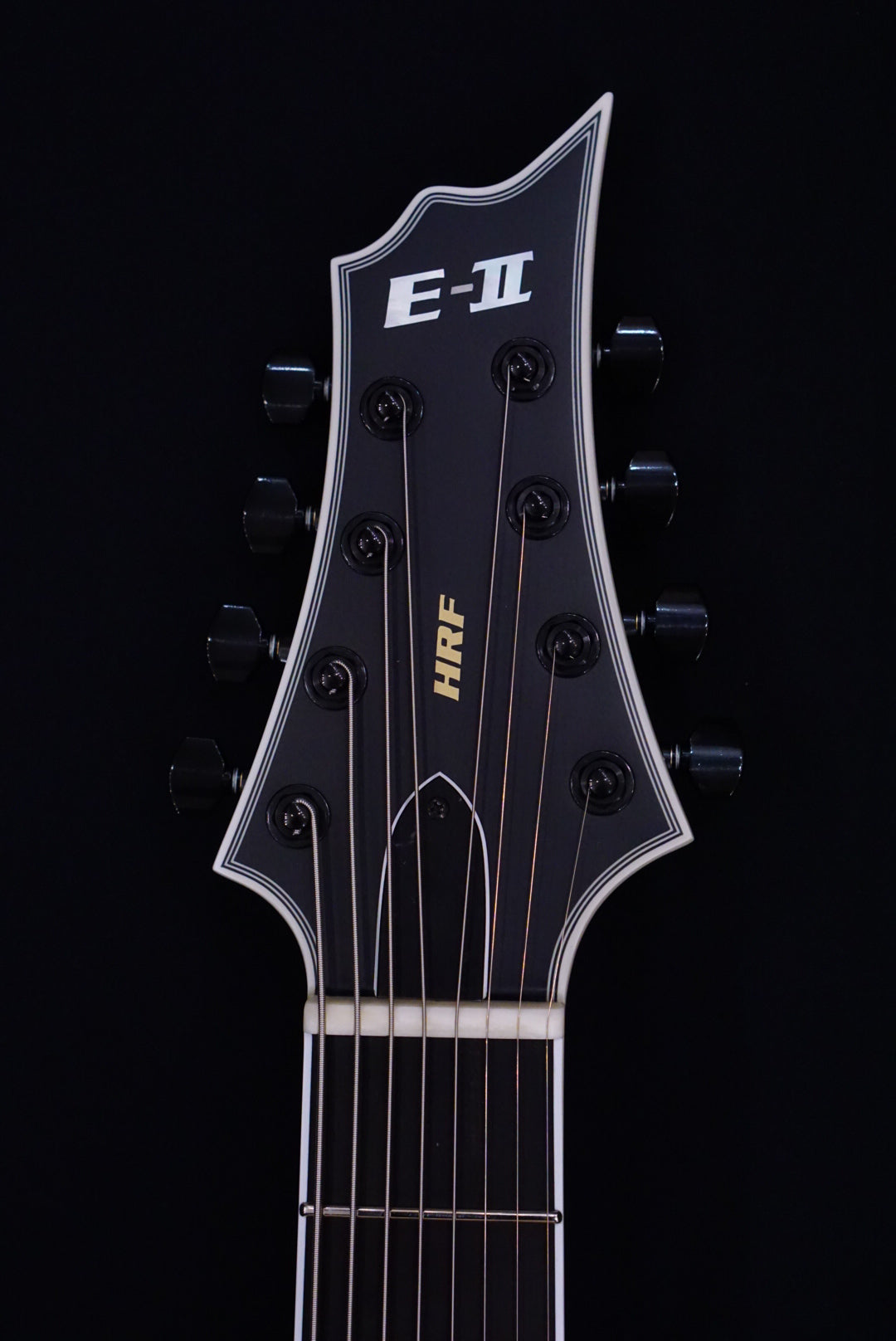 ESP E-II HRF NT-8 BARITONE black satin ES7914223 - HIENDGUITAR ESP GUITAR