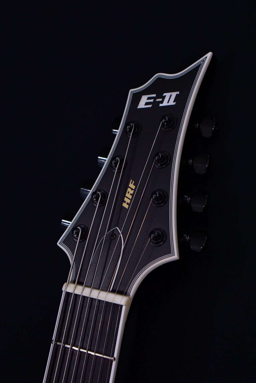 ESP E-II HRF NT-8 BARITONE black satin ES7914223 - HIENDGUITAR ESP GUITAR