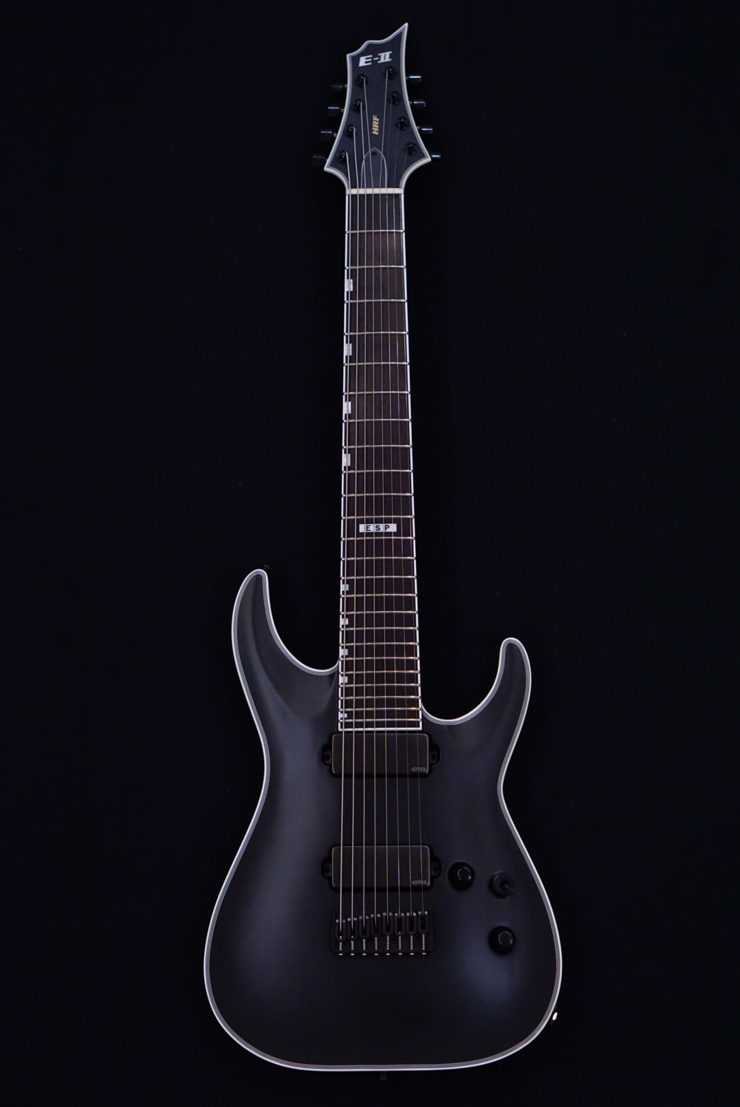 ESP E-II HRF NT-8 BARITONE black satin ES7914223 - HIENDGUITAR ESP GUITAR