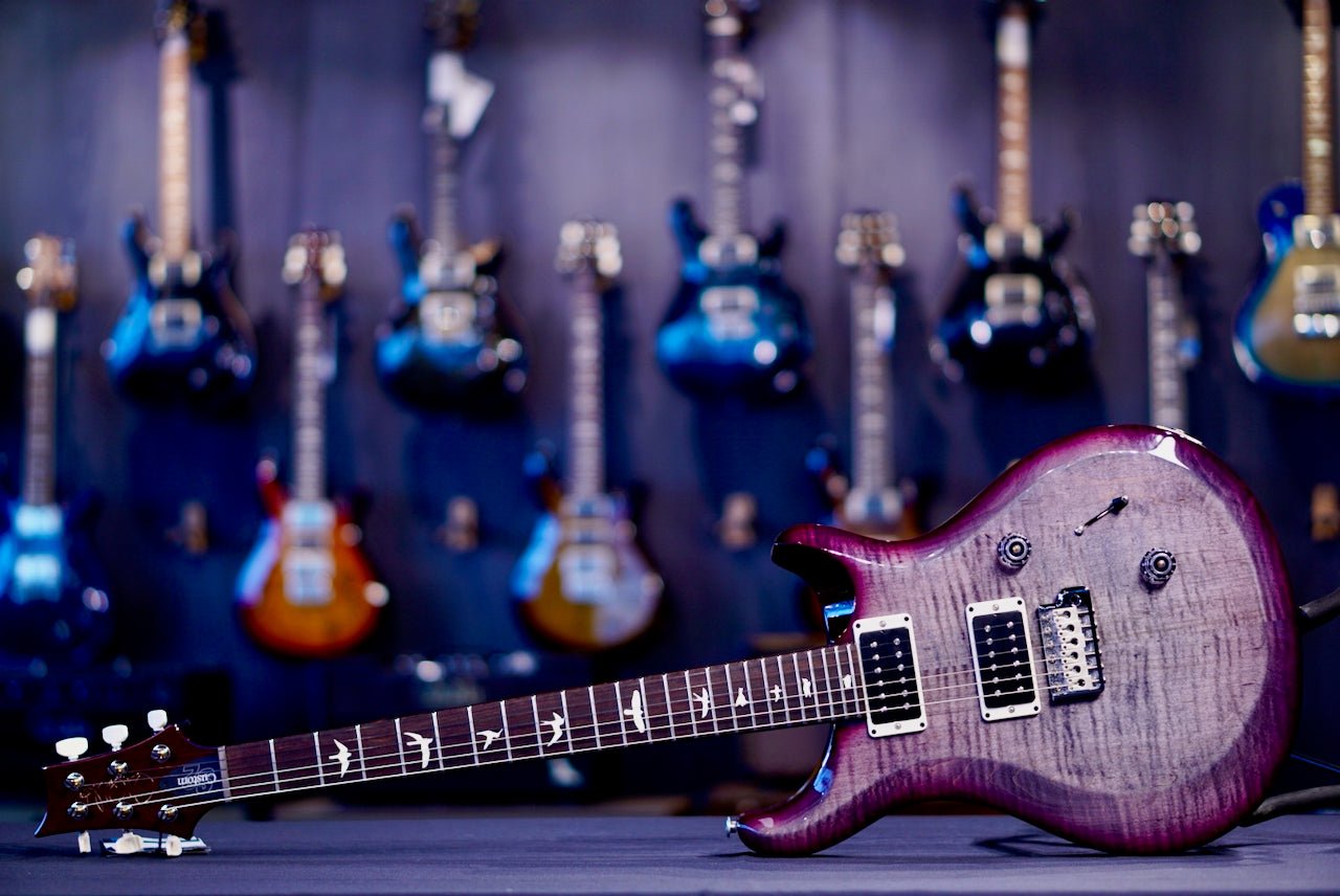 PRS S2 Custom 24 Faded Gray Black Purple Burst S2083304