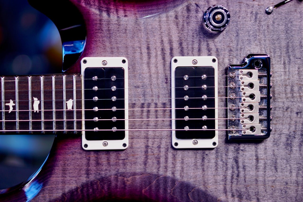 PRS S2 Custom 24 Faded Gray Black Purple Burst S2083304
