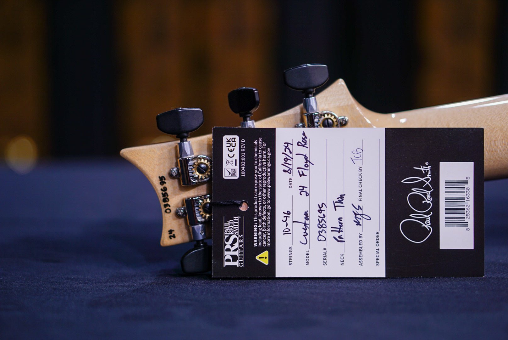 PRS Custom 24 Floyd Carroll Blue 0385695