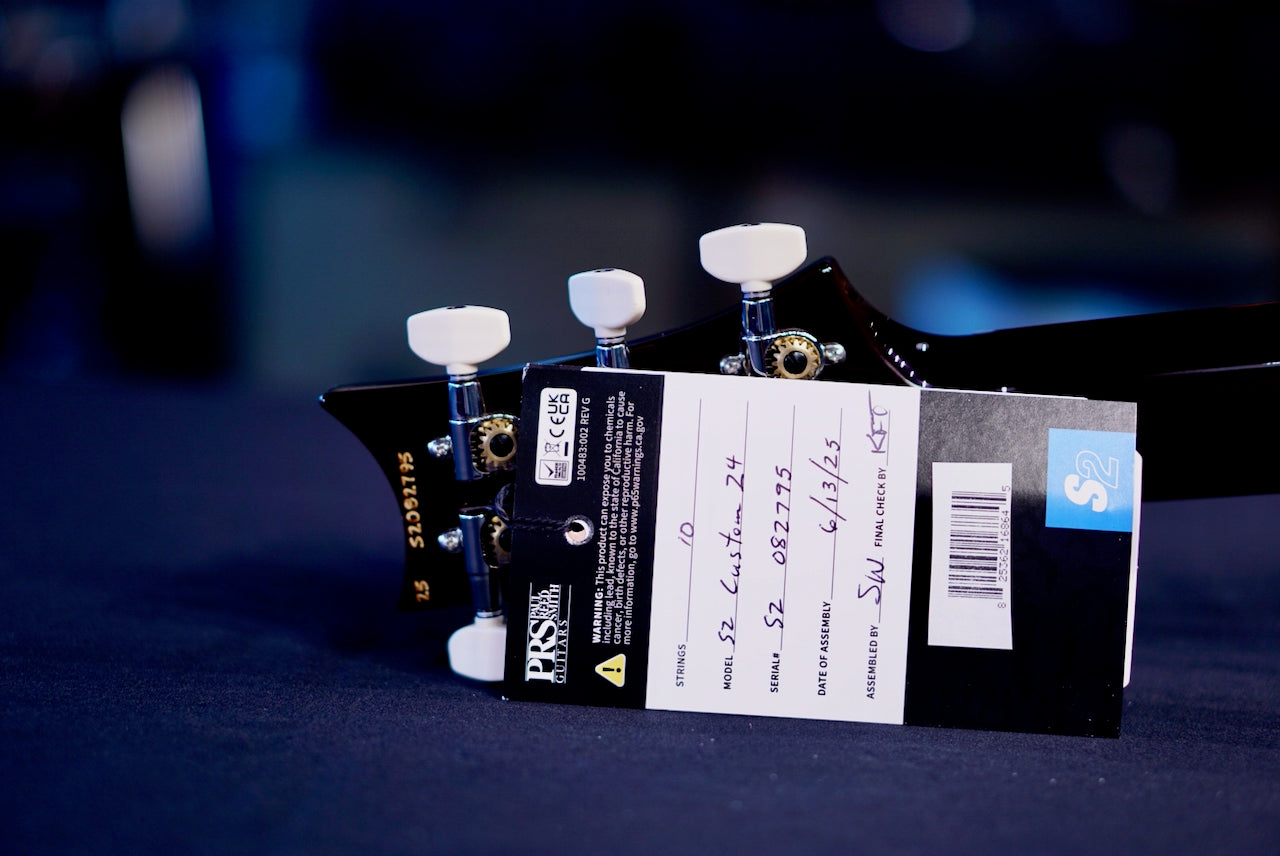 PRS S2 Custom 24 Black Amber S2082795