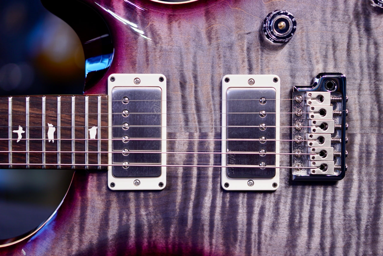 PRS CE 24 Faded Gray Black Purple Burst 0407591