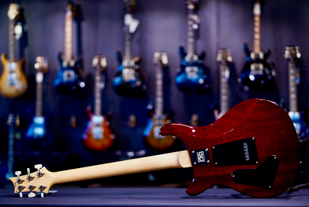 PRS CE 24 Faded Gray Black Purple Burst 0407591