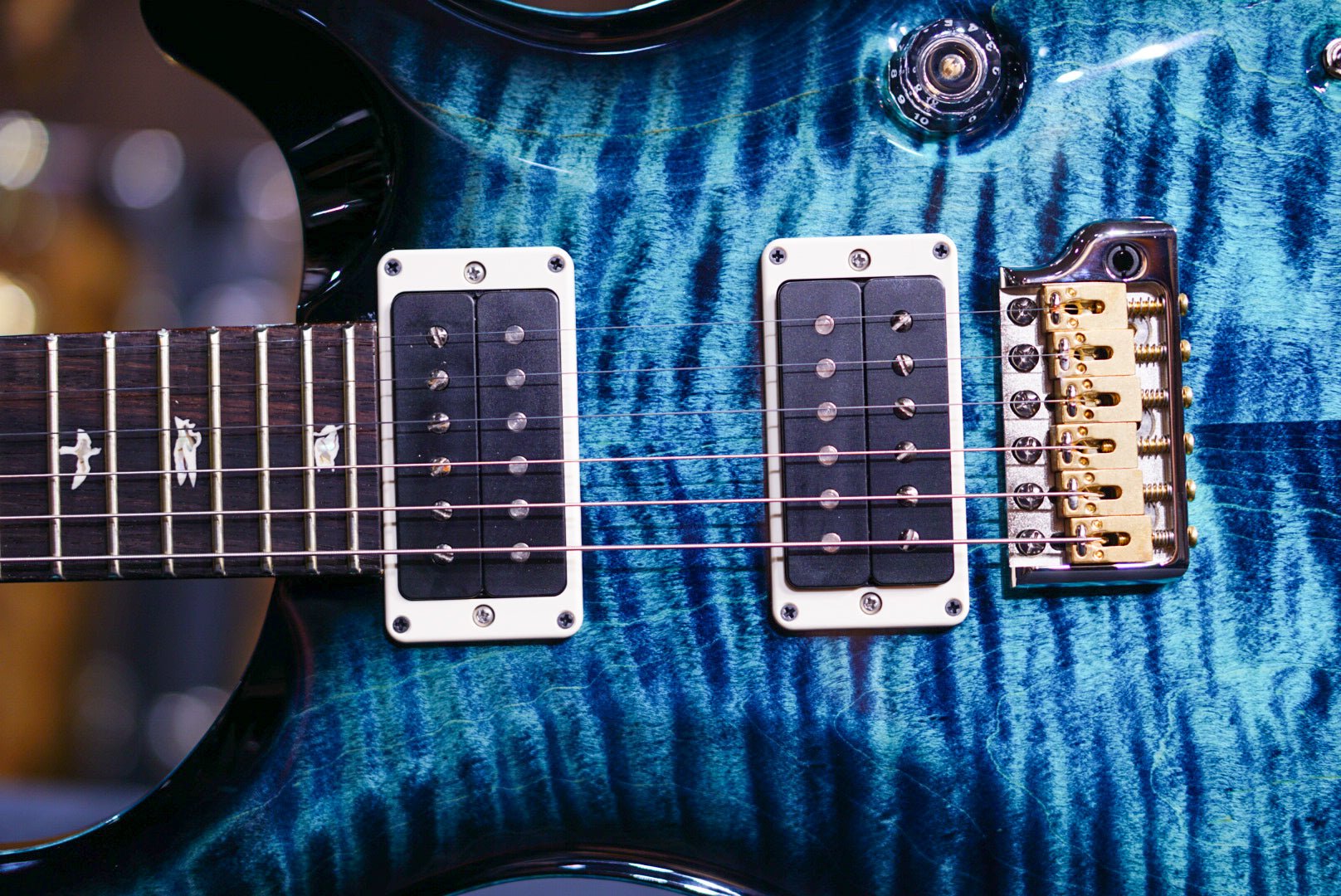 PRS Custom 24 Piezo Cobalt Smokeburst 0388937