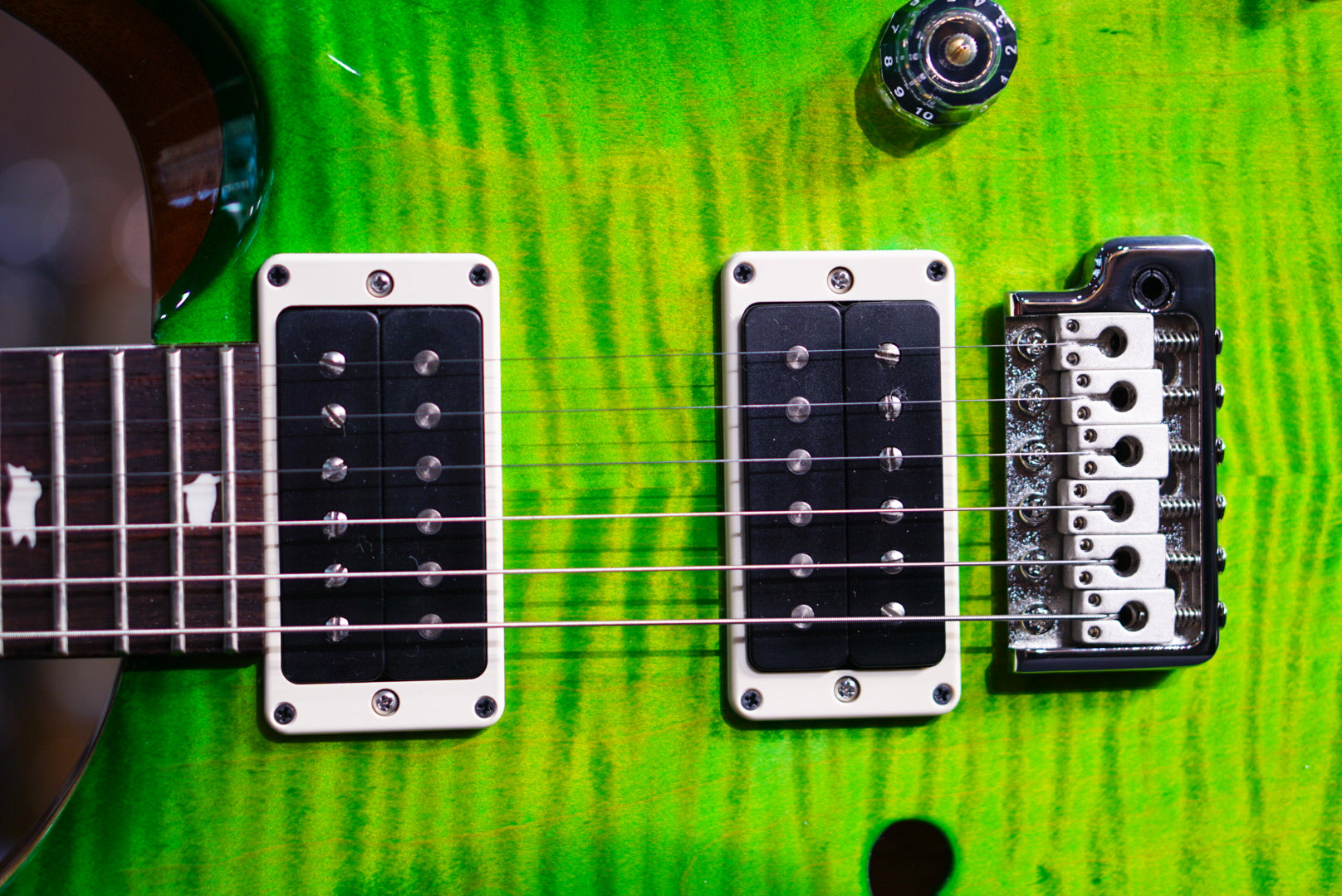 PRS CE24 Semi hollow Eriza verde 0365609 - HIENDGUITAR PRS GUITAR