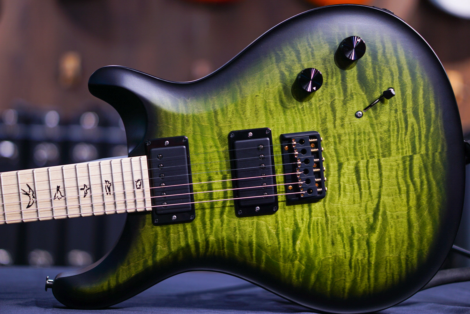 PRS Dustie Waring CE 24 hardtail Jade Smokeburst limited edition 0365784 - HIENDGUITAR PRS GUITAR