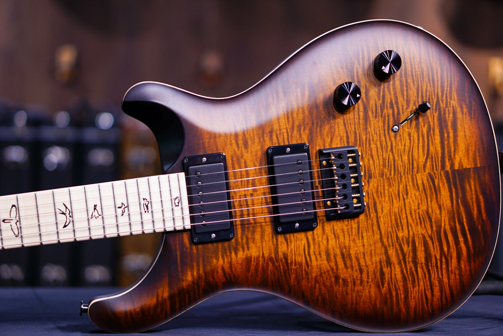 PRS Dustie Waring CE 24 hardtail Burnt Amber Smokeburst limited edition 0363288 - HIENDGUITAR PRS GUITAR