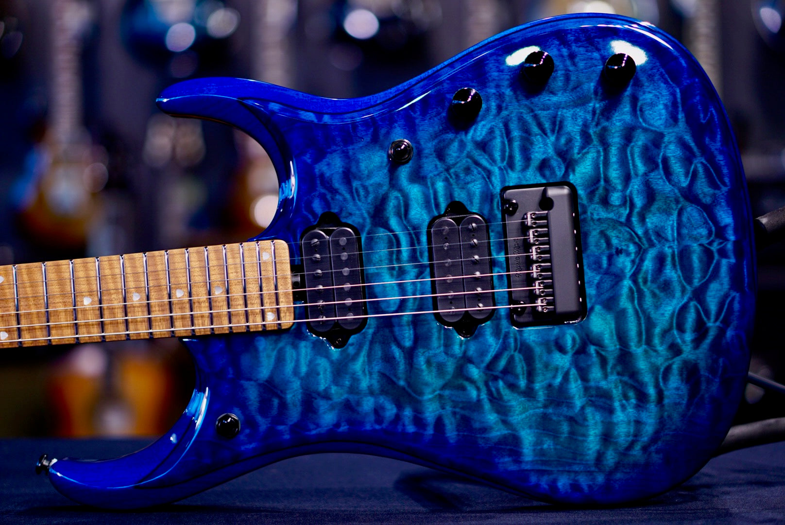 Ernie Ball Music Man JP15 Ultra Marine Quilt H09327