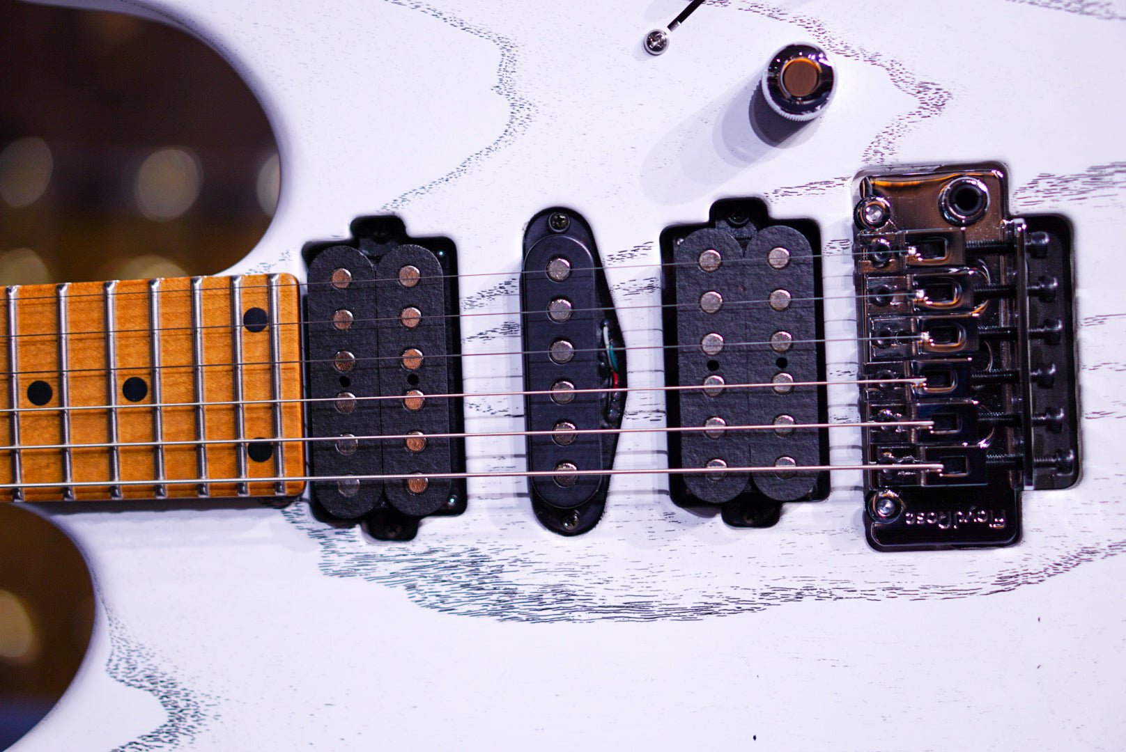 Tom Anderson Angel Player Satin Organic Grain White with Black * 06-22-24A *