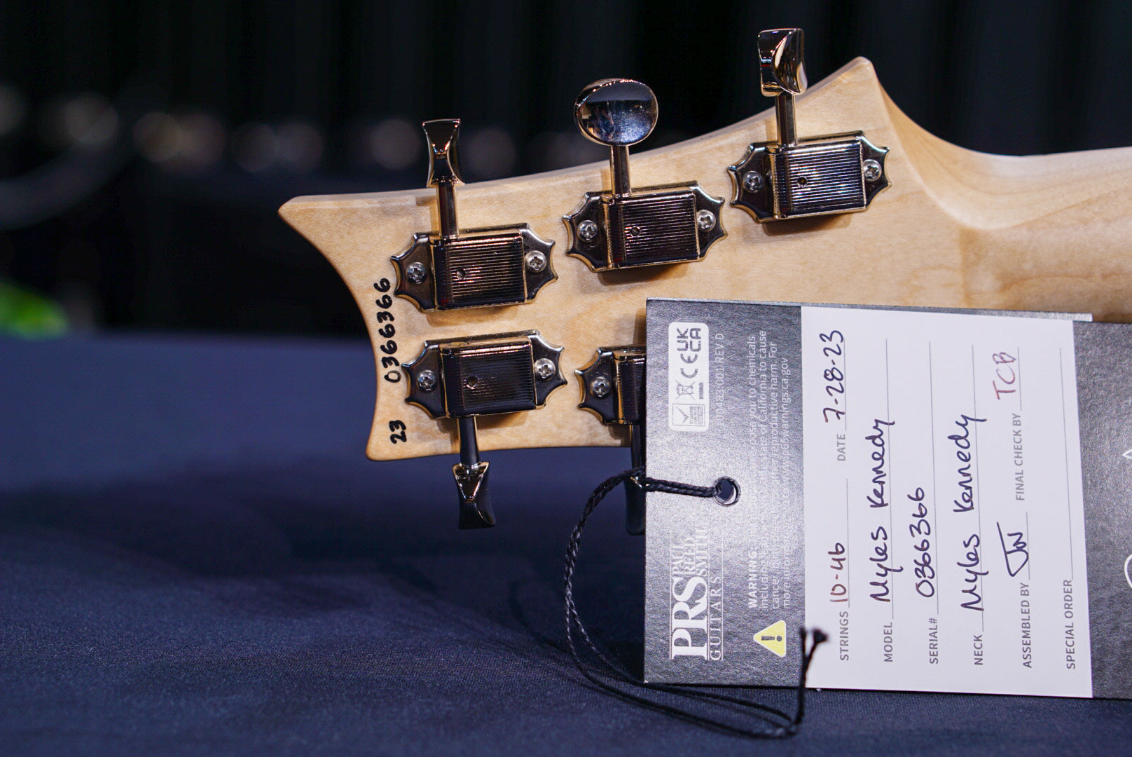 PRS Myles Kennedy Vintage Natural 0366366 - HIENDGUITAR PRS GUITAR