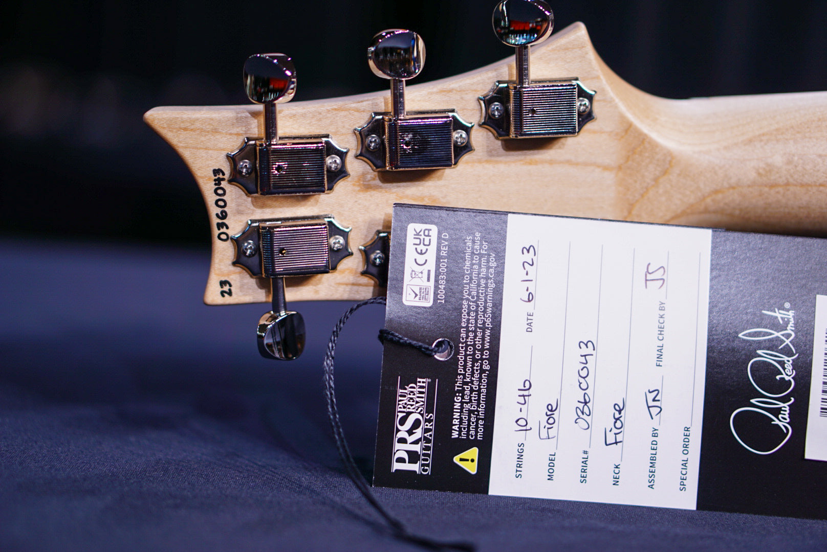 PRS FIORE Mark Lettieri signature Larkspur 0360043 - HIENDGUITAR PRS GUITAR