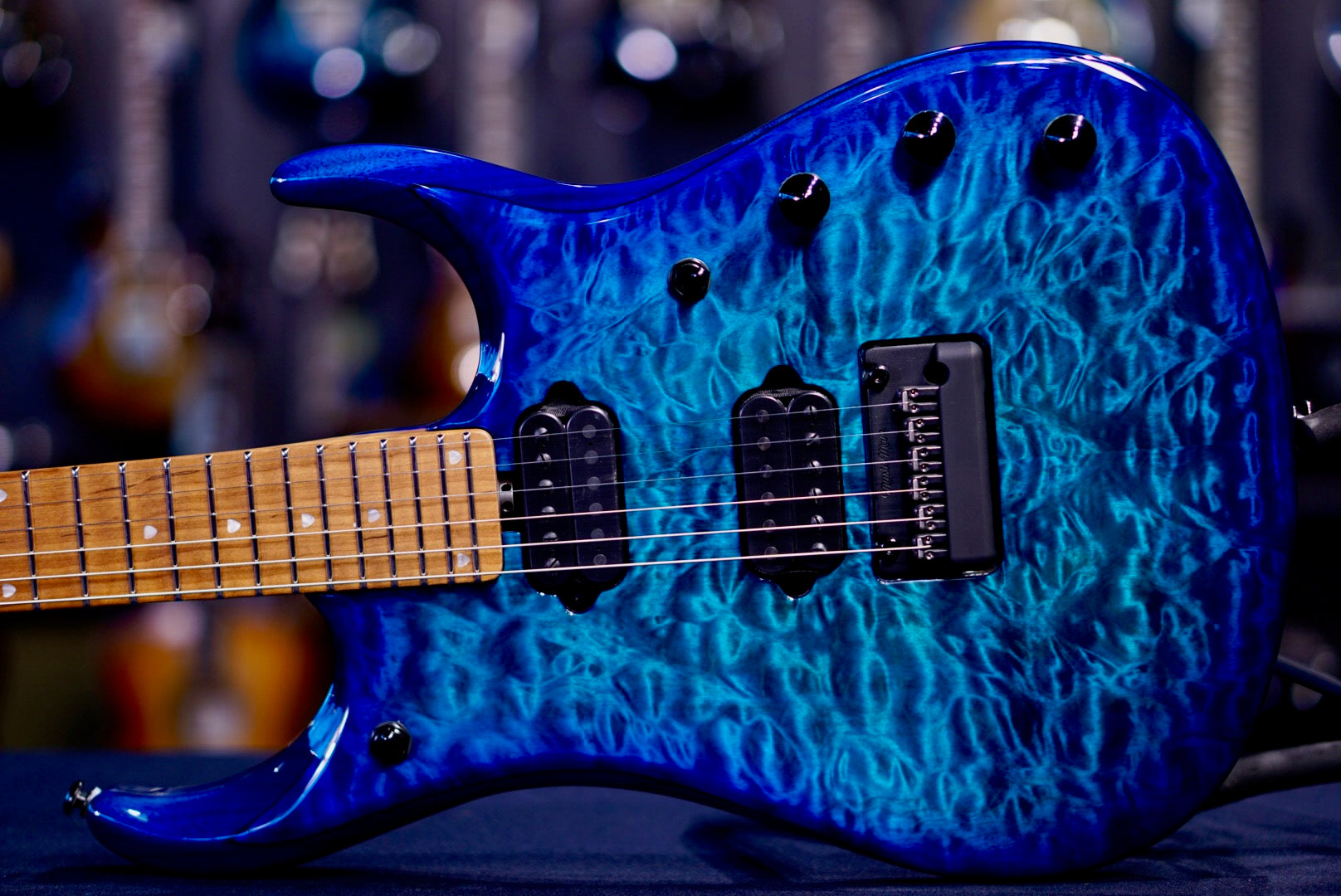 Ernie Ball Music Man JP15 Ultra Marine Quilt H08051