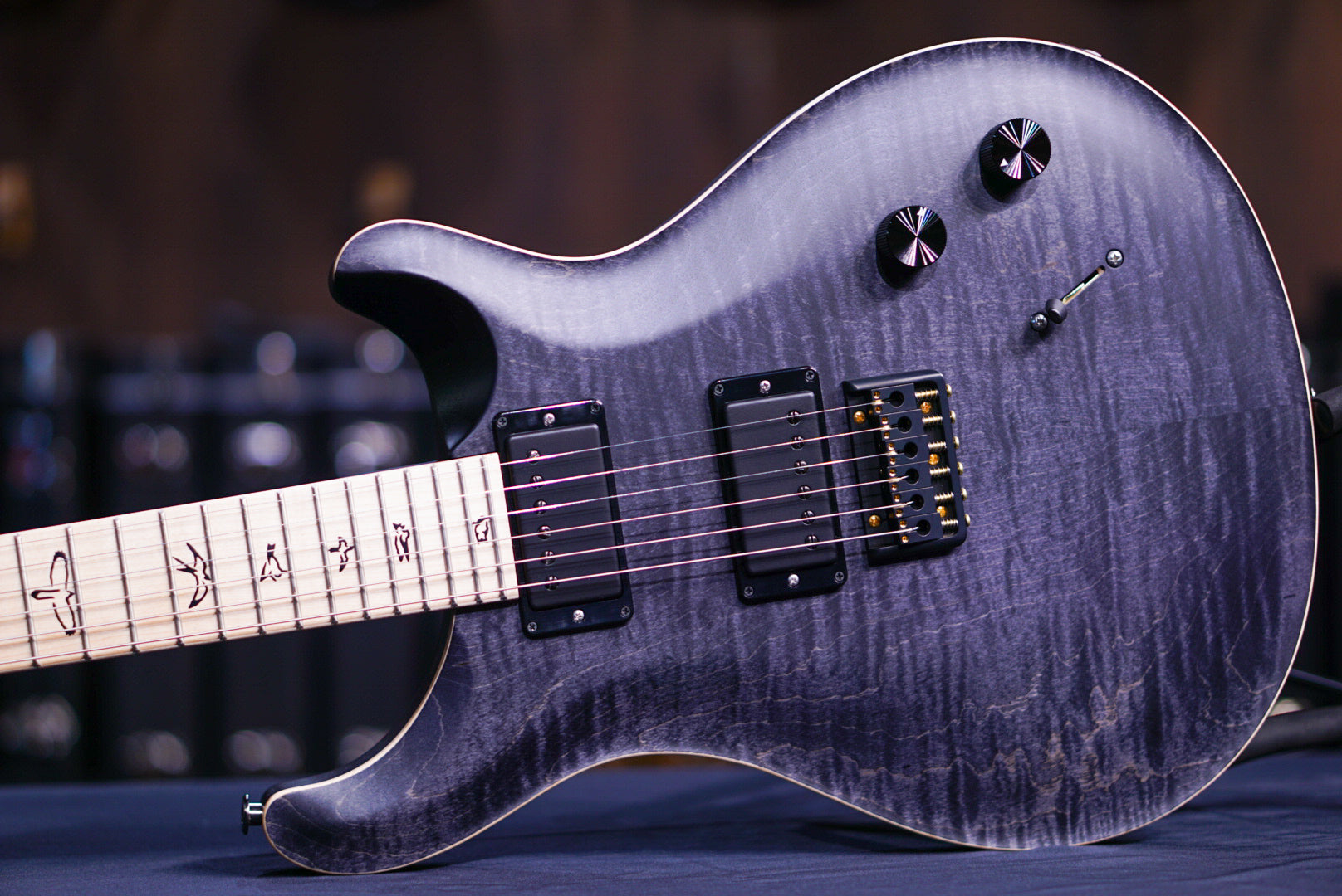 PRS Dustie Waring CE 24 hardtail gray black limited edition 0363746 - HIENDGUITAR PRS GUITAR