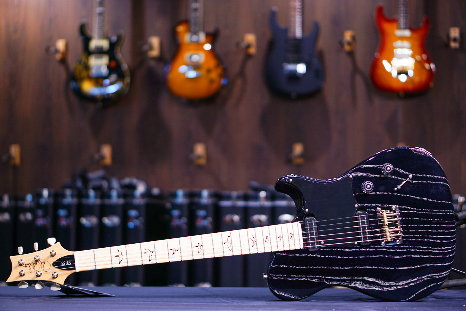 PRS NF53 black Doghair 0365619 - HIENDGUITAR PRS GUITAR